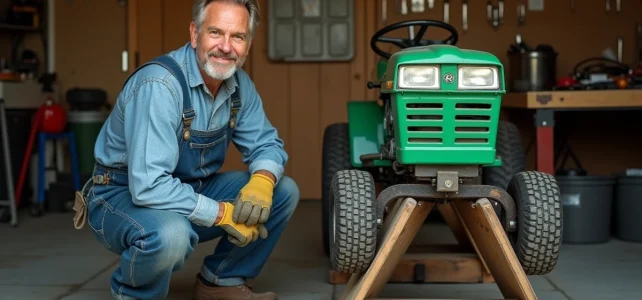 Fabriquer un lève tracteur tondeuse maison : guide pratique et astuces efficaces Fabriquer un lève tracteur tondeuse maison : guide pratique et astuces efficaces